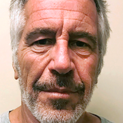Jeffrey Epstein, Donald Trump och justitieminister Pam Bondi. 