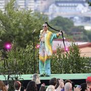 STOCKHOLM 20210713 Loreen uppträder i Allsång på Skansen 2021. 