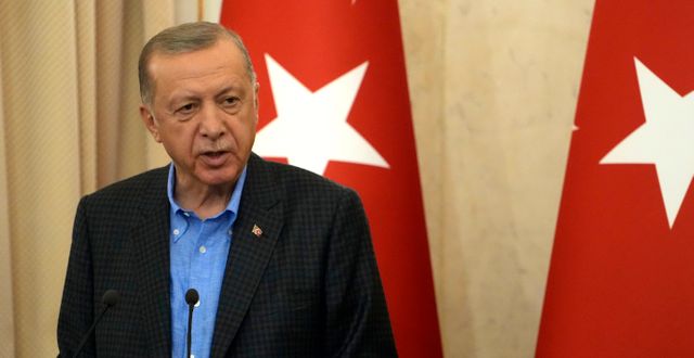 Turkiets president Recep Tayyip Erdogan. Evgeniy Maloletka / AP