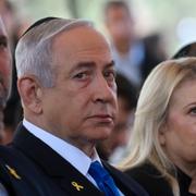 Benjamin Netanyahu och frun Sara Netanyahu.