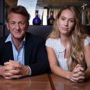 Sean Penn med dottern Dylan Frances Penn. 