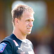 Mattias Asper under sin tid som målvakt och lagkapten i Mjällby IF.