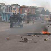 Bild från protester i Kinshasa i under 2016.