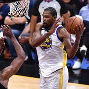 Golden States Kevin Durant i andra halvleken mot Cleveland.