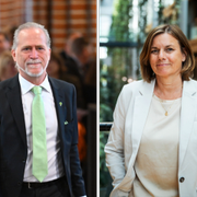 MP:s Daniel Helldén och Isabella Lövin, samt landsbygdsminister Peter Kullgren (KD).