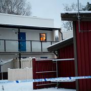 Den mördade kvinnan hittades i en lägenhet i Vetlanda