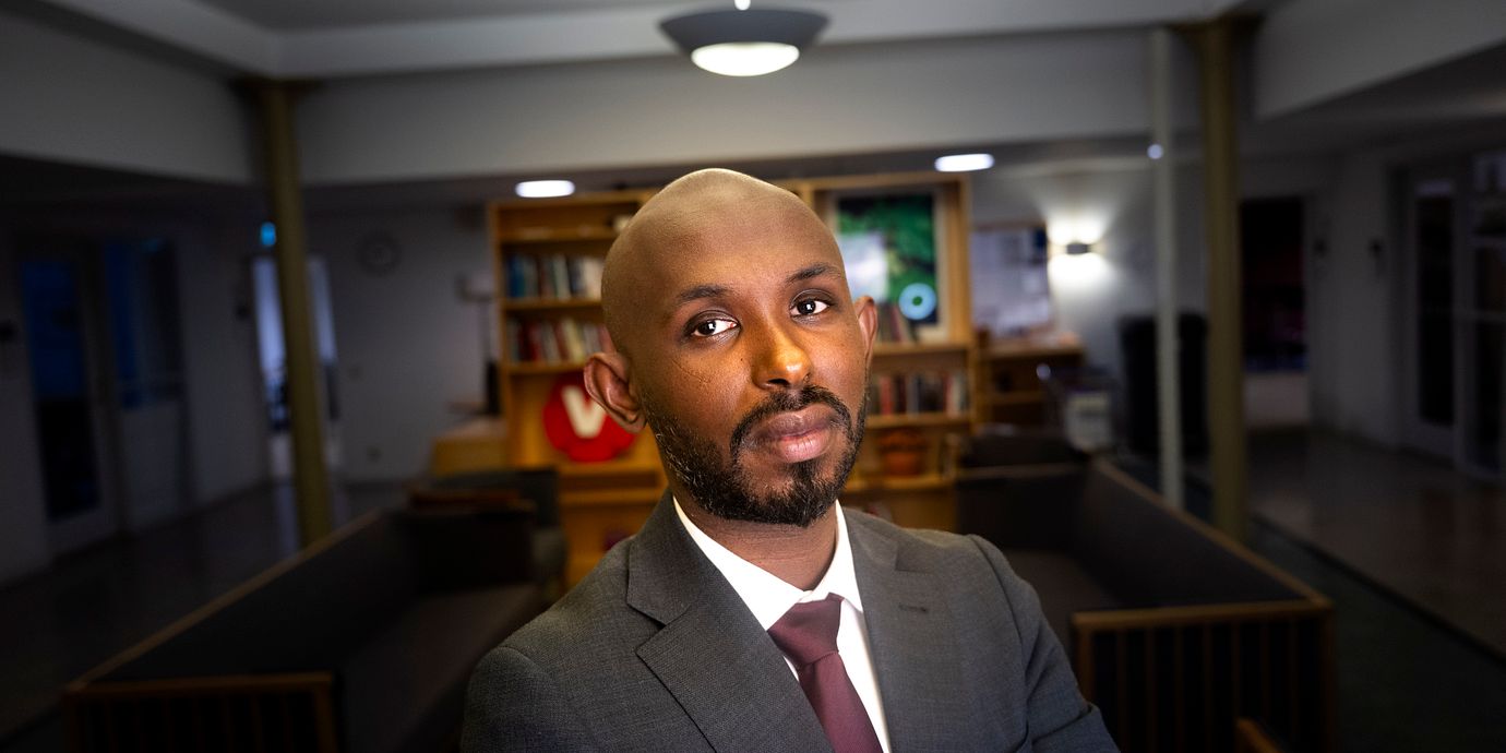 Mohamed Ali, riksdagsledamot för Vänsterpartiet.