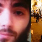 Khamzat Azimov/polisen arbetar efter attacken i centrala Paris.
