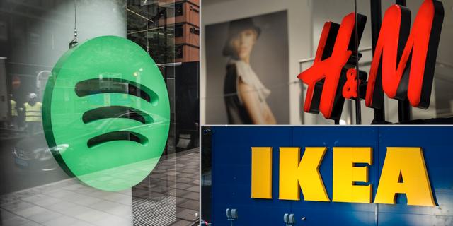 Ikea H M Och Spotify Pa Lista Over Mest Vardefulla Marken