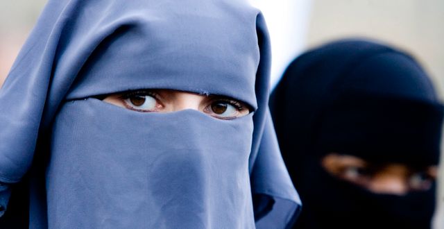 I princip syns bara ögonen när en kvinna bär niqab FRED ERNST / SCANPIX