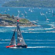 Segelbåtarna ska ta sig från Sydney till Hobart. 