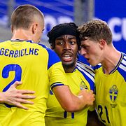 Anthony Elanga ordnade poängen till Sverige.