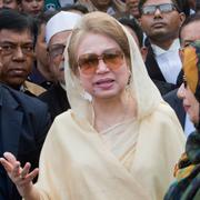 Bangladeshs tidigare premiärminister Khaleda Zia 2018. Arkivbild. 