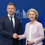 von der Leyen och Magyar.