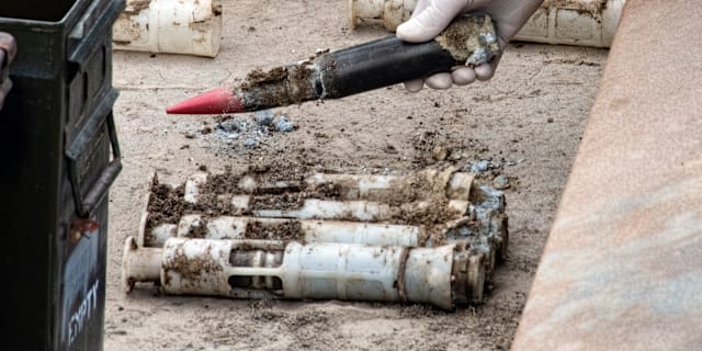 Arkivbild från 2022: Projektil av utarmat uran i Utah.  Staff Sgt. Nicholas Perez / AP