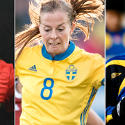 Zlatan Ibrahimovic, Lotta Schelin och Hanna Ljungberg.