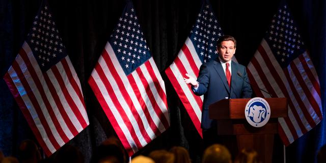 Ron DeSantis.  Kaytie Boomer / AP