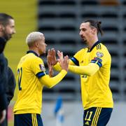 Robin Quaison ersätter Zlatan Ibrahimovic. 