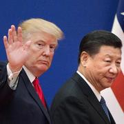 Trump och Xi i november 2017.