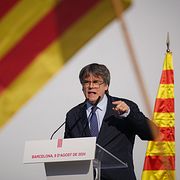 Carles Puigdemont drev på för katalansk självständighet 2017. Sedan dess har stödet minskat och hans parti Junts tappat mark.
