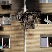 Efter en rysk attack i Kyiv den 23 mars. 