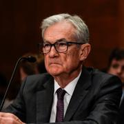 Jerome Powell under sin halvårsvisa utfrågning i senatens bankutskott