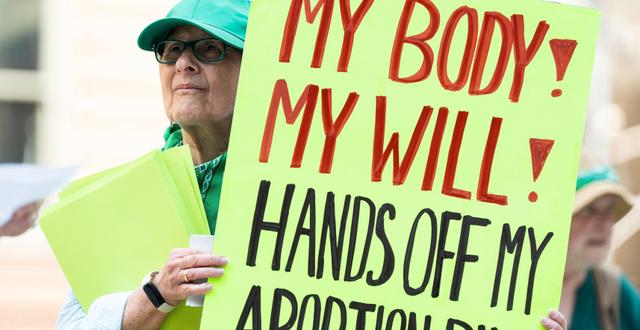 Arkivbild på abortdemonstrant. Pat Nabong / AP
