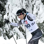 Calle Halfvarsson under säsongspremiären i Gällivare i slutet på förra året.