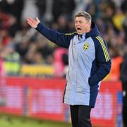 Jon Dahl Tomasson under matchen. 
