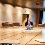 Henry Ohlsson, vice riksbankschef, fotograferad på Riksbanken