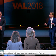 Stefan Löfven (S) och Ulf Kristersson (M).