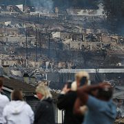 Branden i Drammen har förstört nära 100 bostäder.