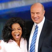 Oprah Winfrey och Phil McGraw. Arkivbild.