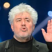 Pedro Almodovar under prisutdelningen i går.