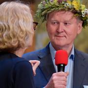 Östling sommarpratade i år. Här intervjuas han inför sitt prat.