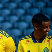 Zlatan Ibrahimovic och Alexander Isak