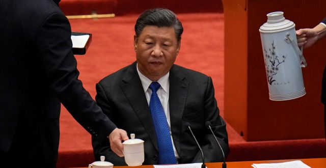 Kinas president Xi Jinping. Andy Wong / TT NYHETSBYRÅN