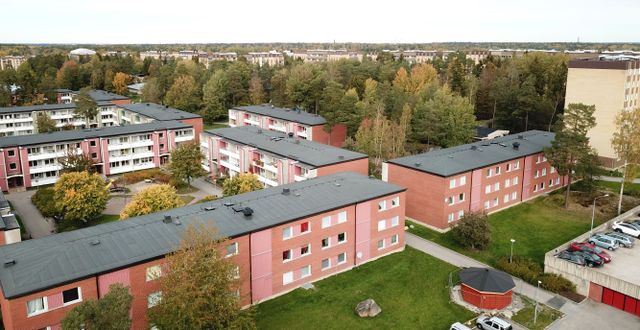 Bostadsområdet Gottsunda i Uppsala. Fredrik Sandberg/TT