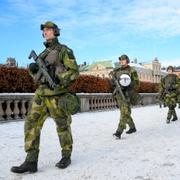 Försvarsmakten genomför övningen Birger Jarl i Stockholm i mitten av februari.