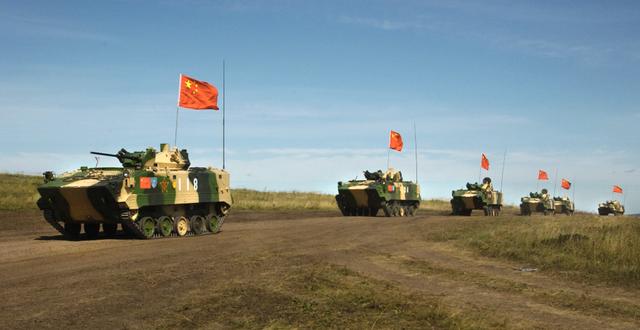 Arkivbild från en tidigare gemensam militärövning som de två länderna höll i Ryssland 2007.  Anonymous / TT NYHETSBYRÅN