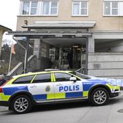 Avspärrning vid platsen där 17-åringen fritogs den 13 april.