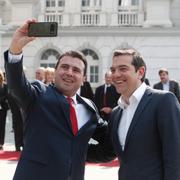 Zoran Zaev och Alexis Tsipras