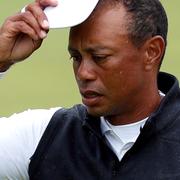 Tiger Woods under dagens runda.