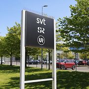 Kanalhuset i Göteborg, som huserar SVT och Sveriges Radio. Arkivbild.