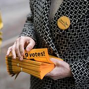 En representant för Liberaldemokraterna.