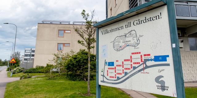 Gårdsten utanför Göteborg togs bort från Polisens lista över särskilt utsatta områden 2019. Adam Ihse/TT