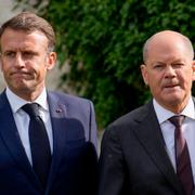 Macron och Scholz.