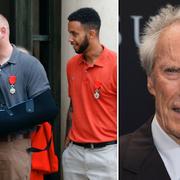 François Hollande, Alek Skarlatos, Spencer Stone och Anthony Sadler. Clint Eastwood.