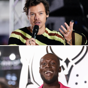 Förra årets vinnare Adele och Harry Styles och  Stormzy