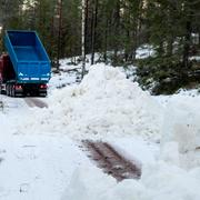 Bild från Vasaloppsspåret i Hökberg den 15 januari. Arkivbild.